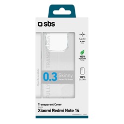 Silikonski ovitek Xiaomi Redmi Note 14, prozoren