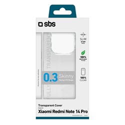 Silikonski ovitek Xiaomi  Redmi Note 14 PRO, prozoren