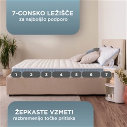 Ležišče Vitapur Air Spring 2.0 160x200