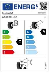 Letne pnevmatike Continental 225/55R17 101Y XL FR PREMIUM CONTACT 7, 4 kos