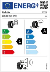 Letne pnevmatike MICHELIN 195/55R16 87H PRIMACY 5, 4 kos
