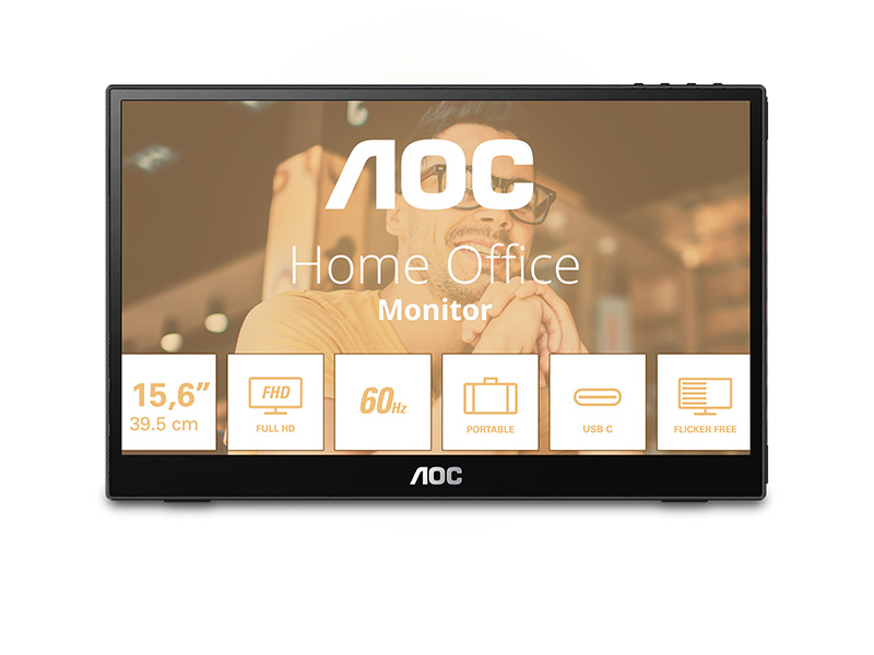 Prenosni monitor AOC 16T3EA (15.6/FHD/IPS/USB-C)