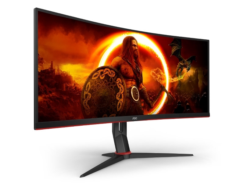 Ukrivljeni gaming monitor AOC CU34G2XP/BK (34/UWQHD/VA/180Hz/1ms/HDR400)