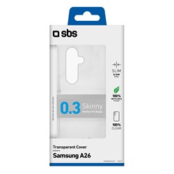 Silikonski ovitek Samsung Galaxy A26, prozoren