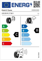 Letne pnevmatike POINT S 225/50R17 98Y XL FR SUMMER S, 4 kos