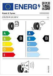 Letne pnevmatike POINT S 235/55R18 100V FR SUMMER S, 4 kos