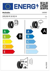 Letne pnevmatike Michelin 205/60R16 92H PRIMACY 5, 4 kos