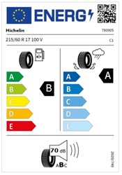 Letne pnevmatike MICHELIN 215/60R17 100V XL PRIMACY 5, 4 kos