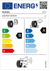 Letne pnevmatike MICHELIN 225/45R18 95W XL PRIMACY 5, 4 kos