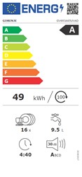 Popolnoma vgradni pomivalni stroj Gorenje GV693A65UVAD