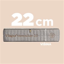 Ležišče Vitapur Memosilver 2.0 80x200
