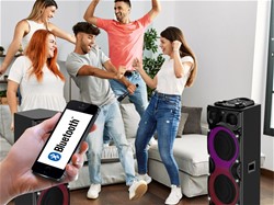 Zvočni KARAOKE sistem MANTA SPK1204X800D MINOS PRO, BT, FM Radio, XBass, RGB LED