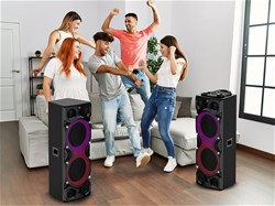 Zvočni KARAOKE sistem MANTA SPK1204X800D MINOS PRO, BT, FM Radio, XBass, RGB LED