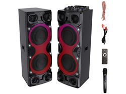 Zvočni KARAOKE sistem MANTA SPK1204X800D MINOS PRO, BT, FM Radio, XBass, RGB LED