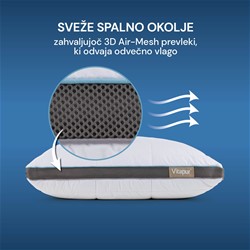 Vzglavnik Vitapur MemoSilver Premium 50x70cm