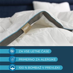 Celoletna odeja Vitapur MemoSilver Premium 140x200