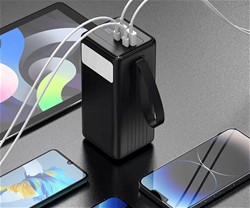 Powerbank Platinet PMPB6020, 20W, 60.000mAh, QC3.0, PD, 4xUSB-A, 2xUSB-C, zaslon
