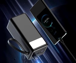 Powerbank Platinet PMPB6020, 20W, 60.000mAh, QC3.0, PD, 4xUSB-A, 2xUSB-C, zaslon