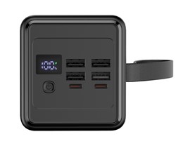 Powerbank Platinet PMPB6020, 20W, 60.000mAh, QC3.0, PD, 4xUSB-A, 2xUSB-C, zaslon