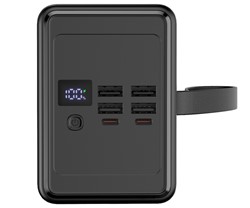 Powerbank Platinet PMPB8020, 20W, 80.000mAh, QC3.0, PD, 4xUSB-A, 2xUSB-C, zaslon