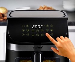 Cvrtnik / friteza na vroč zrak, ALPINA XXL 9L, 1800W, digital, timer, brez olja
