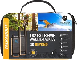 Walkie Talkie MOTOROLA T82 EXTREME, 2-KIT, PMR446, VOX, 10km, baterija, IPX4