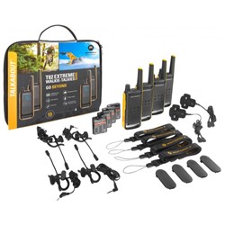 Walkie Talkie MOTOROLA T82 EXTREME, 4-KIT, PMR446, VOX, 10km, baterija, IPX4