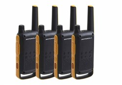 Walkie Talkie MOTOROLA T82 EXTREME, 4-KIT, PMR446, VOX, 10km, baterija, IPX4