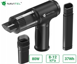 Prenosni brezžični sesalnik NAVITEL CL80 , ročni, baterijski, 12KPa, 80W