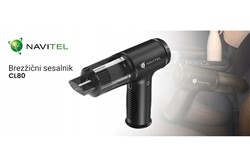 Prenosni brezžični sesalnik NAVITEL CL80 , ročni, baterijski, 12KPa, 80W