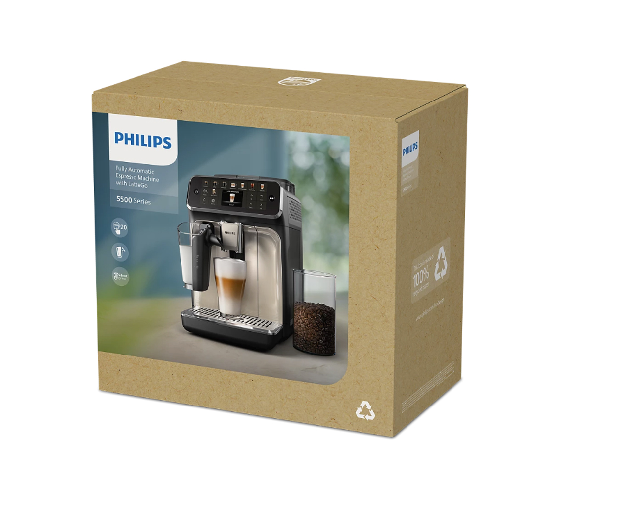 Samodejni espresso kavni aparat Philips EP5547/90 LatteGo Series 5500