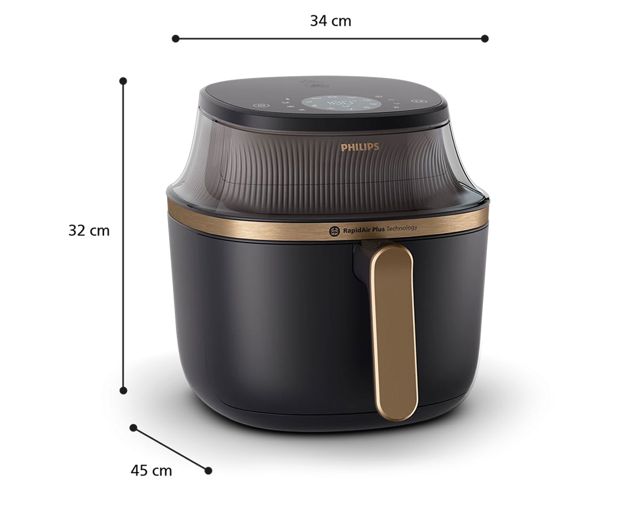 Cvrtnik na vroč zrak Philips NA342/00 Airfryer 7,2-litrski