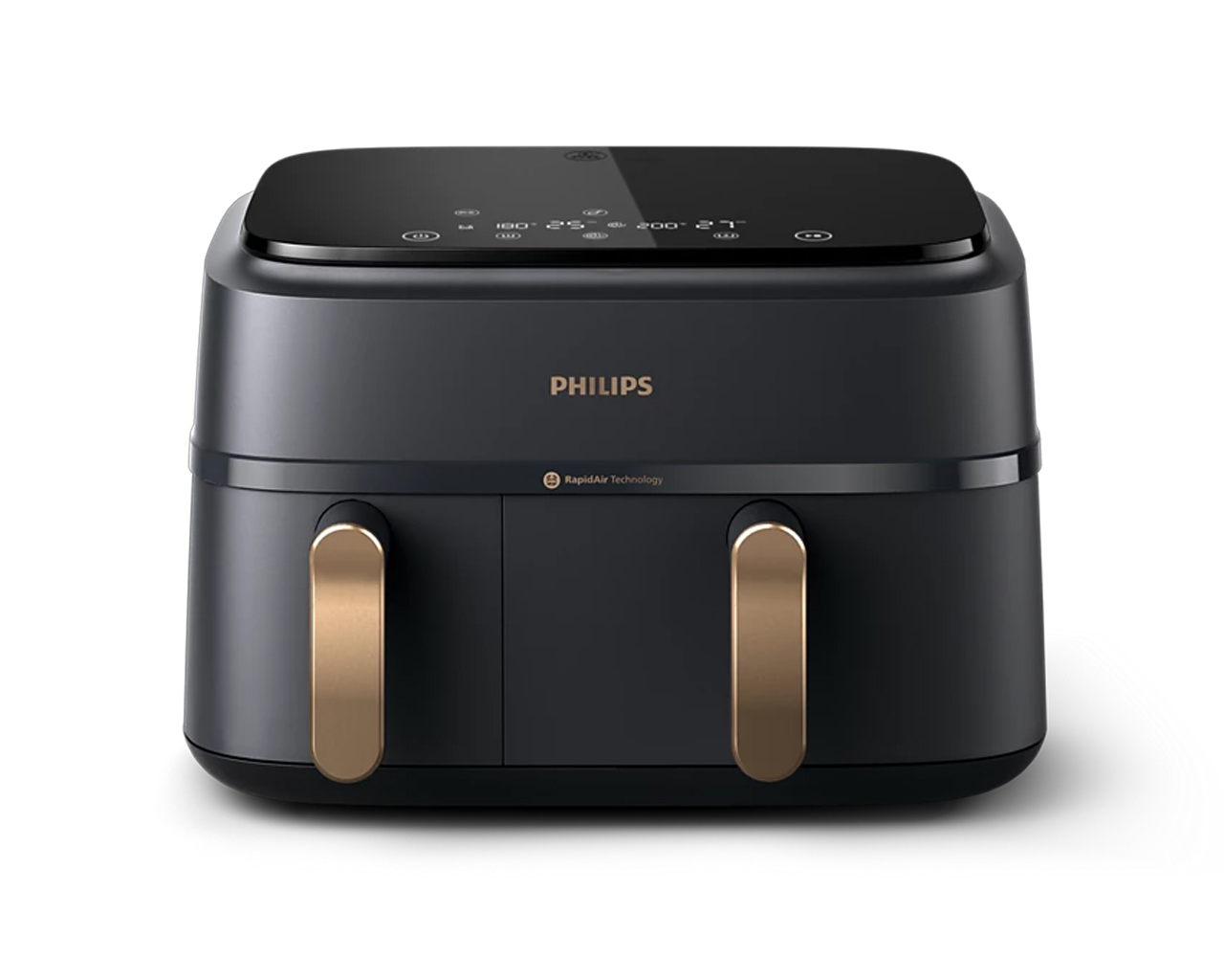 Cvrtnik na vroč zrak z dvojno košaro Philips NA352/00 Airfryer 9-litrski