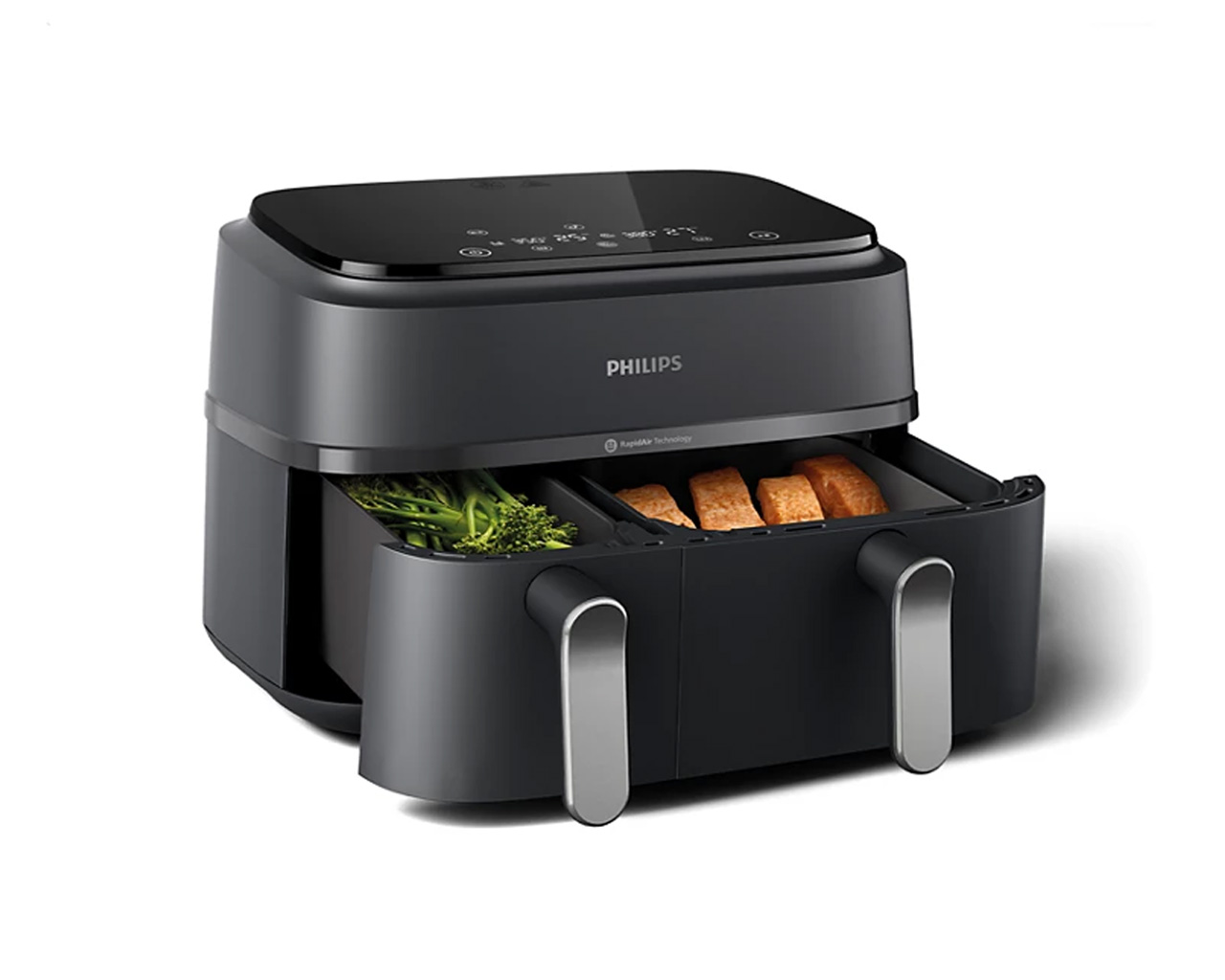 Cvrtnik na vroč zrak z dvojno košaro Philips NA352/00 Airfryer 9-litrski