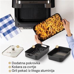 Cvrtnik na vroči zrak Rosmarino AirGrill Pro, 6L