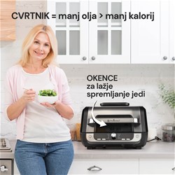 Cvrtnik na vroči zrak Rosmarino AirGrill Pro, 6L