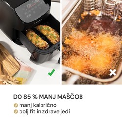 Cvrtnik na vroč zrak Rosmarino TempSense, 6L