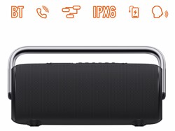 Prenosni zvočnik MANTA SPK530 ATLAS, BT5.3, 200W, MultiLink, baterija, LED, IPX6