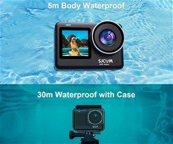 Akcijska kamera SJCAM SJ11 ACTIVE, 4K, 2x zaslon, WIFI, 5ATM, APP, +dodatki