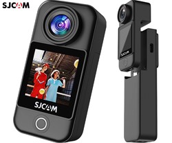 Akcijska kamera SJCAM C300, 4K, 2xzaslon, 2xbaterija, 6-AXIS, WIFI, APP, dodatki