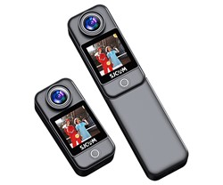 Akcijska kamera SJCAM C300, 4K, 2xzaslon, 2xbaterija, 6-AXIS, WIFI, APP, dodatki