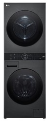 Pralno-sušilni stolp LG WT1210BBF, črna