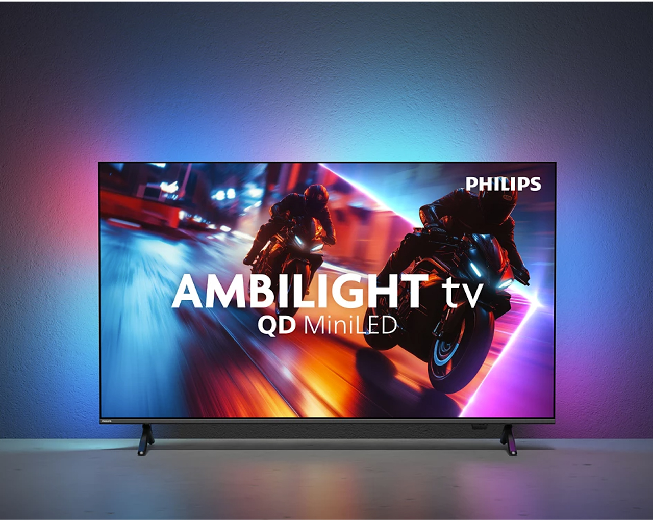 Televizor Philips QD Mini-LED 85MLED910/12 (SmartTV/4K/144Hz/Ambilight/TitanOS)