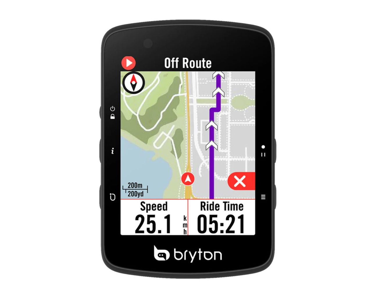 Kolesarski računalnik Bryton Rider 650 E, USB-C