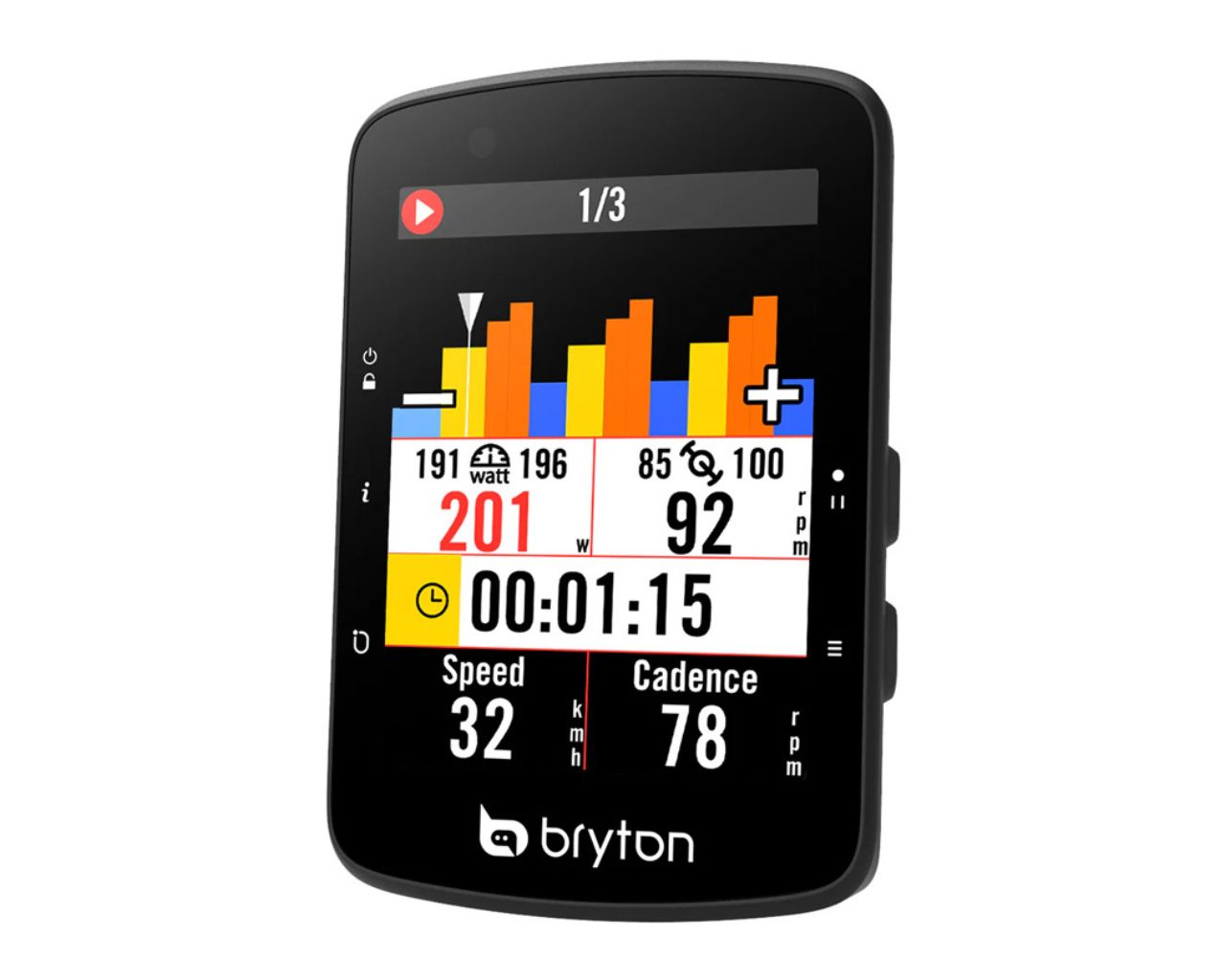 Kolesarski računalnik Bryton Rider 650 E, USB-C
