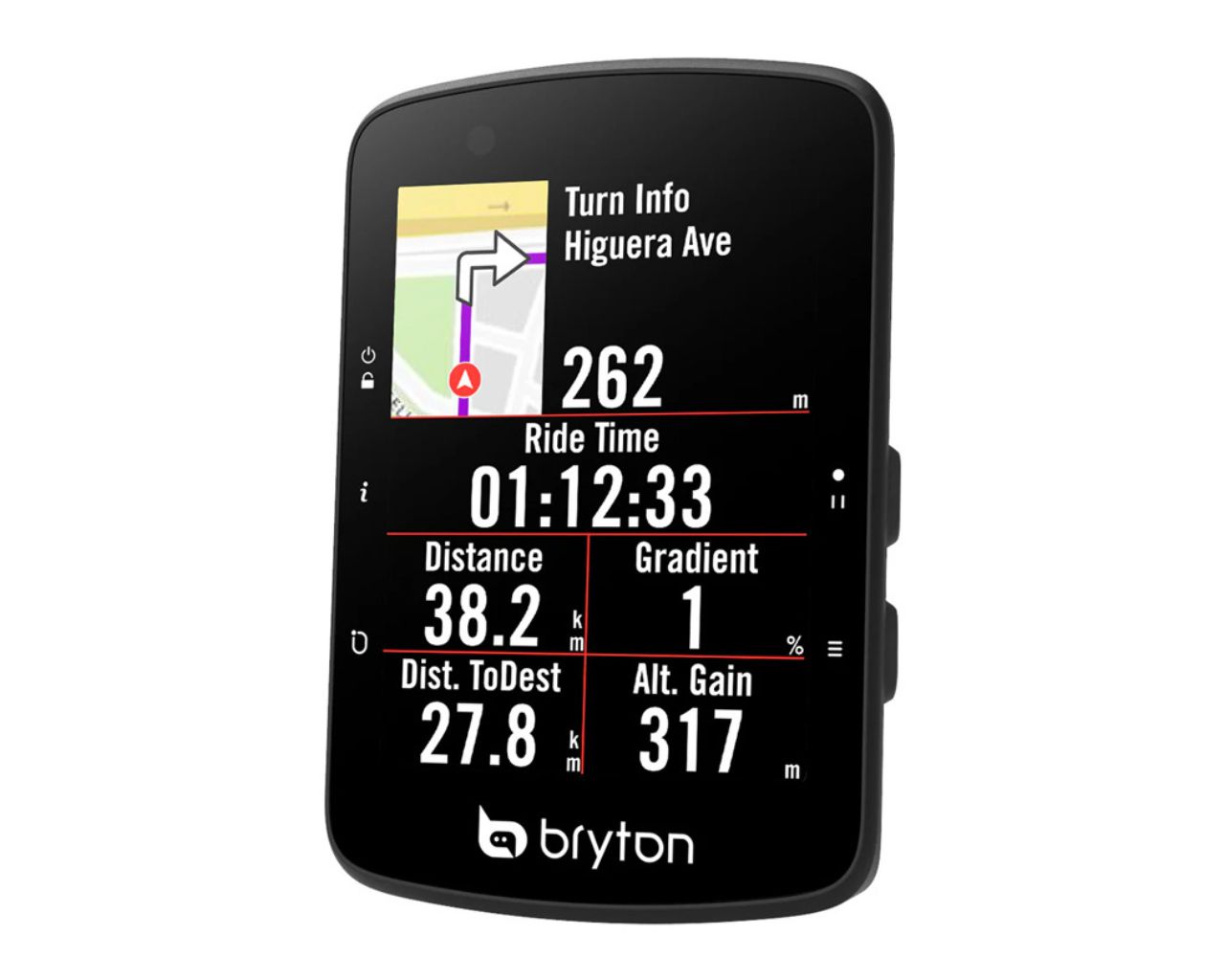 Kolesarski računalnik Bryton Rider 650 E, USB-C