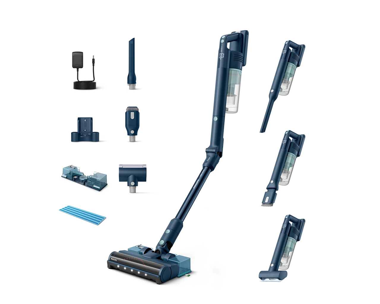 Pokončni brezžični sesalnik Philips XC5244/10 Flex Serija 5000