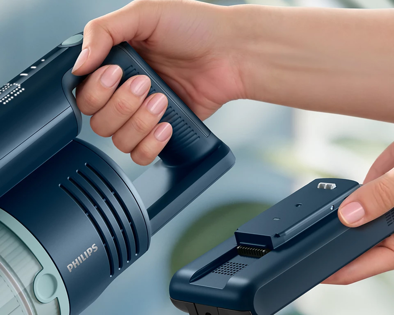 Pokončni brezžični sesalnik Philips XC5244/10 Flex Serija 5000