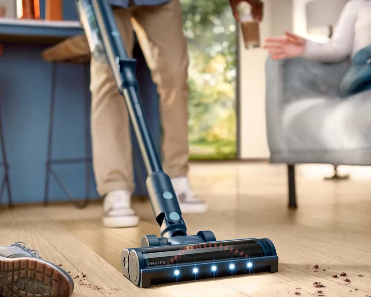 Pokončni brezžični sesalnik Philips XC5244/10 Flex Serija 5000