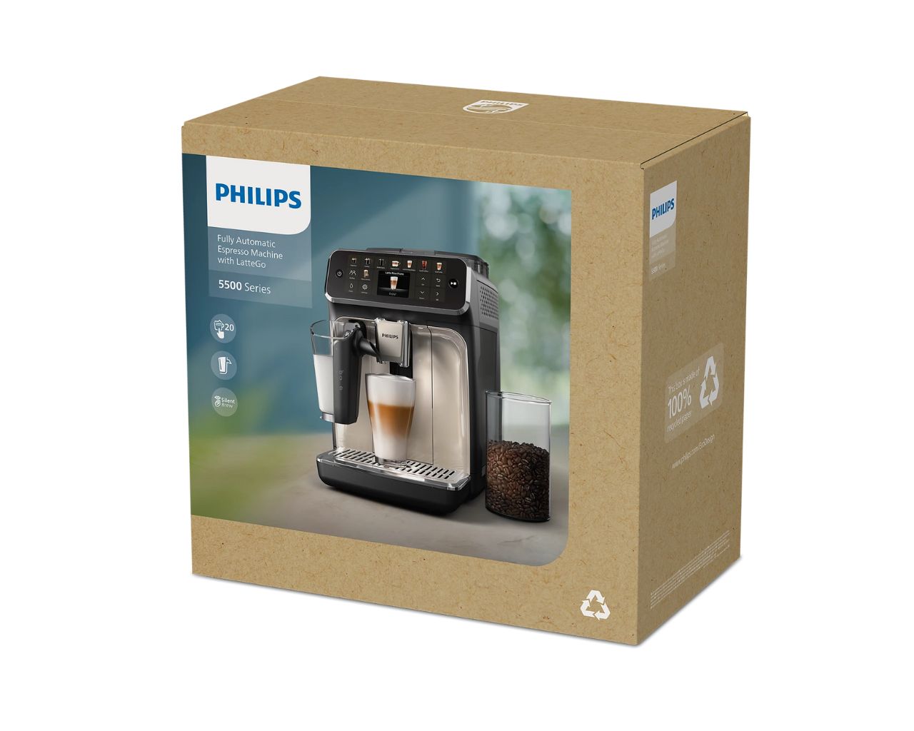 Samodejni espresso kavni aparat Philips EP5543/90 Series 5500